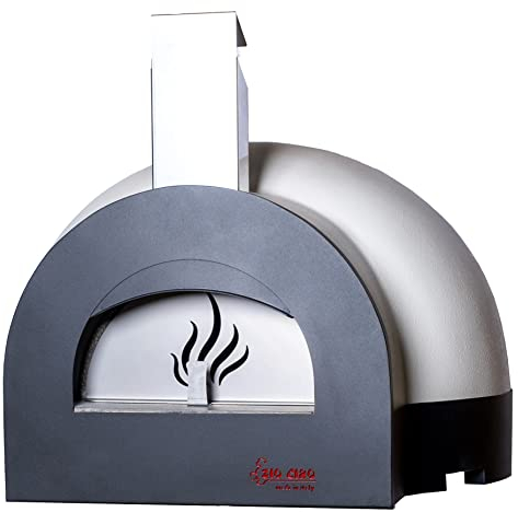 Forno a Legna da Esterno Cottura Diretta in Refrattario Zio Ciro Subito Cotto 80 Bianco