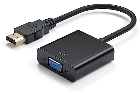 dynattenik HD auf VGA Video Konverter mit Audio Fuer Desktop PC/Laptop/Ultrabook - 1920x1080