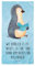 Mr. & Mrs. Panda XL Badehandtuch Pinguin Buch - Geschenk, Badetuch, Strandtuch, Saunatuch, Duschtuch, Pinguine, Bücherwurm