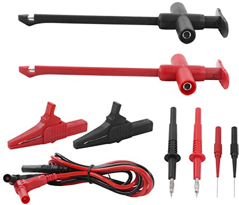 Multimeter-Messleitungs-Kit Multimeter-Zubehör Multimeter-Messleitungs-Kit Krokodilklemmen-Bananenstecker-Sonde für Elektronische Reparaturen JT8001-1
