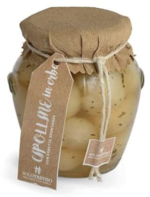 Cipolline in Erba - Senza Conservanti - Senza Armoni Artificiali - Artigianale - Solotreviso - 285 g
