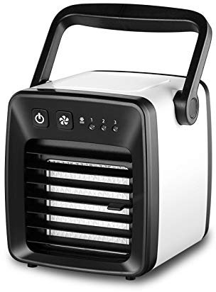 HHUARI Small Hand Held Fanportable Fan Air Conditioner 350Ml Water Tank Air Cooler Desk Fan for Dormitory Office Table Cooling Fan Travel Personal The New