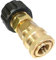 Hochdruckreiniger Schlauch Adapter Schnellkupplung Quick Connect M22 IG Gewinde (M22-14mm IG auf 1/4 Kupplung Female)