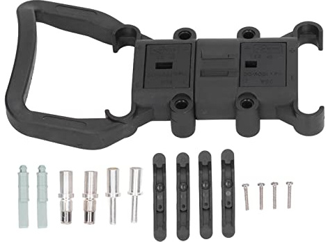 Enchufe de Carga para Montacargas, Enchufe de Carga de Batería 80A Conector de Alimentación para Montacargas Conector de Batería Enchufe de Desconexión de Batería Enchufe Macho,