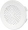 Vent Systems Cubierta de ventilación Soffit de 3 a 4 pulgadas, color blanco, protector de ventilación redondo, cubierta de parrilla, rejilla protectora integrada, ventilación de HVAC para baño,