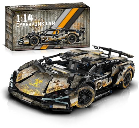 Supersportwagen Bausteine Sets, 1314 Teile 1:14 Drift Auto Bausteine, Modell-Bauset für Erwachsene, Technik Sportwagen Bausteine Rennwagen Auto Modell