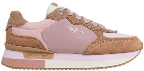 Pepe Jeans Rusper Mania, Zapatillas Mujer, Marrón Marrón Coñac, 43 EU