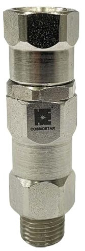 HE COSMOSTAR Swivel Joint, 360° Swivel, 1/4-Inch, Alloy Steel, Silver, for Airless Spray Guns & Graco Paint Sprayers, Power-paint-sprayers Swivel Connector, Model 200613