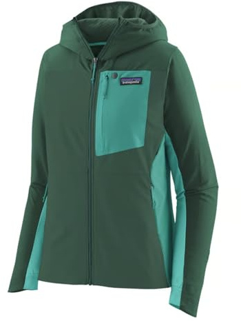 Patagonia Damen W's R1 Crossstrata Hoody Jacke, Grün (Conifer Green), M