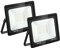toobettp 2PCS Projecteur LED Extérieur, 50W Spot LED Exterieur 5000LM Super Lumineux 3500K Blanc Froid Éclairage de Sécurité Extérieur IP66 Imperméable pour Garage Jardin Terrasse Parking
