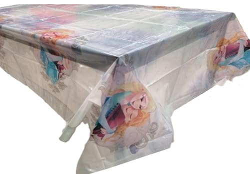 ALMACENESADAN, 5165, Pack Fiesta cumpleaños; Mantel 120x180 cm; de la Licencia (Frozen)