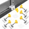 JEAL23 Pack 6 PCS Cierre Ventana Corredera | Cerradura Puerta Corredera de Aluminio | Seguridad Ventanas Niños