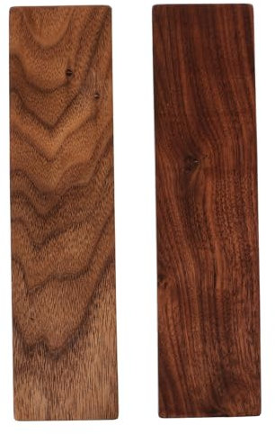 Operitacx Lot de 2 blocs de sculpture sur bois de noyer noir pour débutants, blocs rectangulaires en bois pour adultes, planches de sculpture en bois brut