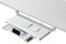 ETHU Under Desk Keyboard Tray, Pull-Out Keyboard Tray with C Clamp, 680 x300 mm Computer Drawer for Typing, Perfect Sliding Keyboard Shelf for Home or Office，White