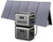 ALLPOWERS Tragbare Powerstation R1500 mit Zusatzakku B1000 mit SP037 400W Solarpanel, Kapazität von 1152Wh auf 2304Wh LiFePO4 Batterie, 1800W Ausgang Solargenerator für Notfälle, Camping, Wohnmobil