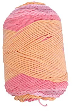SEWACC Dicke Bunte Zum Stricken Und Häkeln Regenbogen-garn Aus Baumwoll-acryl-Mix Handarbeitsgeeignet Für Mützen Schals Decken Flauschig Und Pillfrei Für Warme DIY-Ideen