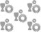 VILLCASE 5 Stück Scrapbooking Stanzformen Für Die Kartenherstellung Heiliger Gral Gestanzter Kelch Kelch Sammelalbum Stanzformen Metall Stanzform Metallschablone Silberfarben