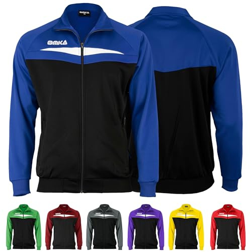OMKA Optima Herren Trainingsjacke Sportjacke Joggingjacke Freizeitjacke