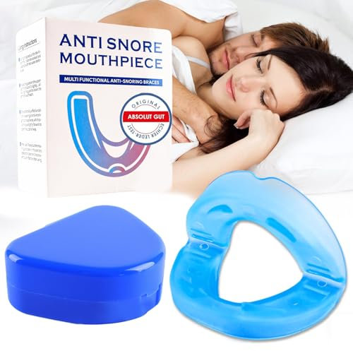 1 Piezas Férula Anti-Ronquidos y Bruxismo, Protector Bucal Nocturno Multifuncional, Eficaz para Reducir Ronquidos y Molienda de Dientes, Para Hombres y Mujeres, Incluye Caja de Almacenaje