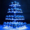Mocoli Cupcake Ständer, 4 Etagen Tortenständer Quadrat Acryl Dessert Tortenständer mit Led Licht Cupcake Halter Cupcake Turm für Geburtstag Bar Party Dekoration (15/20/25/30cm)