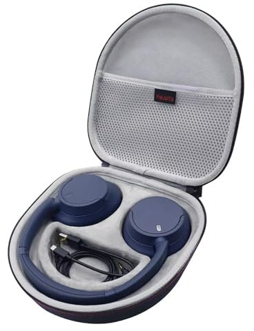 Funda rígida para Auriculares Sony WH-CH720N/WH-CH700N/WH-CH710N, Funda Protectora de Viaje, Color Negro (Solo Funda)