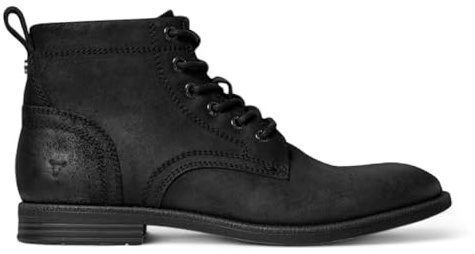 Windsor Smith Mens Black Leather Chukka Ankle Desert Boots - Sebastien