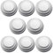Car Door Shock Absorber, Adhesive Bumper Cushion, Soundproof Stickers, Silicone Edge Guard, Fit, 8X Sliding Door Bumper Pillow, Ideal for Most Cars and SUVs, 2.7x2.7x1cm