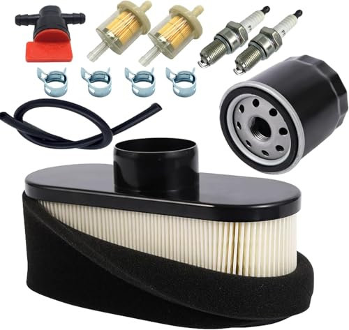 Caalii Kit de afinación para piezas Husqvarna Z254F, filtro de aceite para cortacésped Husqvarna Zero Turn Cero. Filtro de aceite Gravely para filtro de aceite Kawasaki RF651V FR730V FS481V FS541V