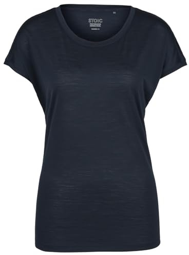 Stoic Damen Women's MerinoChill MMXX. Göteborg Loose Tee Merinoshirt