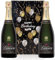 Lanson Le Black Creation Brut Champagne, Happy Birthday Twin Gift Box (Case of 2, 75cl) 12.5% abv