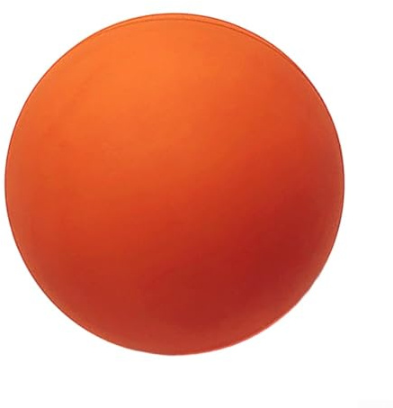 DystopiaWorld Eishockey Trainingsball weich (63mm) – PVC Puck für Anfänger & Kinder – Ideal für Passübungen, Schule & Hallentraining – Langlebig & rollfreudig auf Kunstrasen