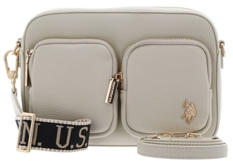 U.S. POLO ASSN. Umhängetasche Mansion Crossbody Bag With Pockets Cream White creme