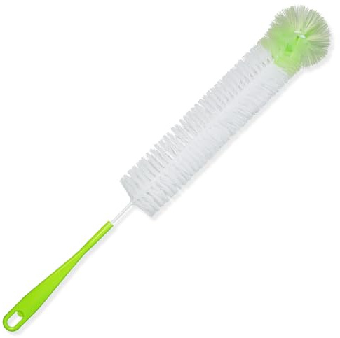 LiKee Long Bottle Cleaning Brush 18 Extra Long x 2.17 Extra Wide Cleaner for Washing Decanter, Water Bottle Brush Washer