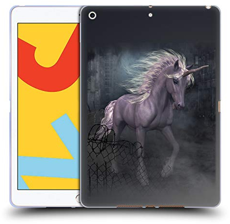 Head Case Designs Offizielle Simone Gatterwe Flucht Pegasus Und Einhoerner Soft Gel Handyhülle Hülle kompatibel mit Apple iPad 10.2 2019/2020/2021