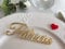 Individueller Tischkarten, Platzkarten, Namensschilder, Name für Hochzeit Deko, Tischdeko, Schriftzug Holz, Namensschriftzug aus Acryl, Laser geschnittene Namen, Personalisierter Braut Bräutigam