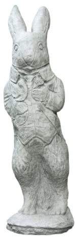 Großer Hasen aus Steinguss für den Garten zudem Frostfest