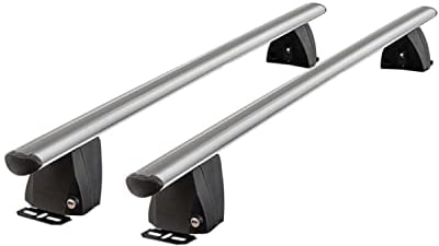Menabo Dachträger Grundträger kompatibel mit Peugeot 5008 2009-2016 Querträger TÜV Alu Grau