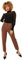 Roman Originals Work Trousers for Women UK Ladies Office Smart Stretch Suit Pants Slacks Cigarette Straight Leg Tailored High Elasticated Waist Ankle Grazer Slim - Long Chocolate (31 inch) - Size 8