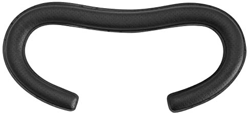 VGOL VR Gesichtskissen Kompatibel mit Oculus Rift CV1 VR Gaming Ersatz Bequeme PU Leder Schaumstoff Gesichtsabdeckung Schwamm Pad Schwarz