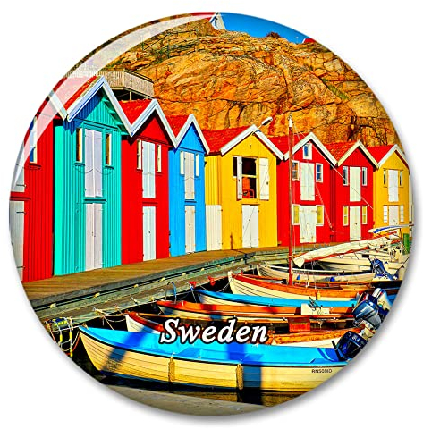 Schweden Smögen Kühlschrank Kühlschrank Magnet Deko Magnet Aufkleber Reise Souvenir Sammlung Tourist Stadt Geschenk Whiteboard Küche