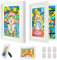 DOUUCO 2 Pcs Bilderrahmen Kinderzeichnungen A4, Kinder Kunst Rahmen A4 Aufklappbar, Befüllbar Kunstfotorahmen für Kinder, Frontöffnung Bilderrahmen für Kunstwerke, Kunstprojekte, Schule, Zuhause