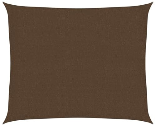 vidaXL Sonnensegel Sonnenschutz Windschutz Sonnendach UV Schutz Sonnenschutzsegel Schattenspender Garten Terrasse Balkon 160g/m² Braun 2,5x3m HDPE