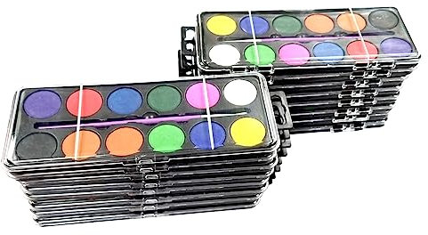 Major Brushes 12-Disc Artist Watercolour Set - 16 Pack