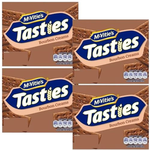 Chocolate Tasties Biscuit Bundle with Bourbon Creams 300g (4 Pack)