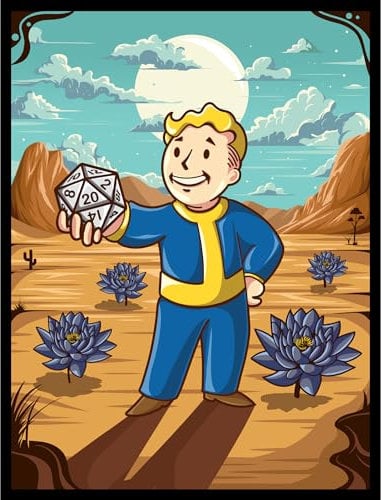 (Vault Boy) - 100ct Matte TCG/MTG Card Art Sleeves by Ai Armor