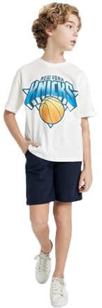 DeFacto Shorts für Jungen - Trendige Kurze Hose Jungen und Sweatshorts Jungen für aktive Kids - Perfekt für den Sommer und sportliche Aktivitäten