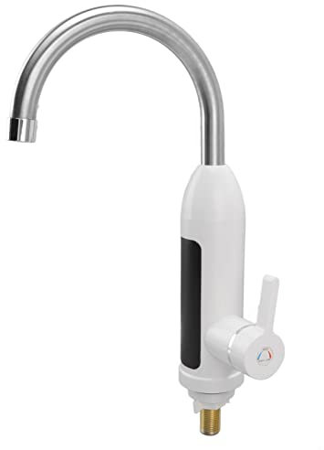 KIMISS Robinet Chauffe-eau instantané 3000 W – Robinet électrique sans Réservoir en Acier Inoxydable avec Affichage Numérique et Tuyau Rotatif à 360° – Chauffage Rapide pour