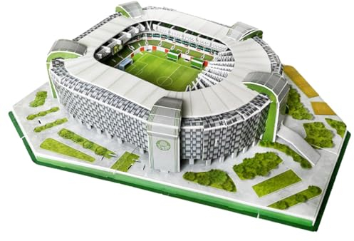 Habarri - Allianz PARQUE Puzzle 3D - 3D Puzzle Stadion - 3D Fußballstadion für Kinder und Erwachsene - Fußballstadion Modell - Modellbau - 106 Elemente