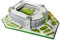 Habarri - Allianz PARQUE Puzzle 3D - 3D Puzzle Stadion - 3D Fußballstadion für Kinder und Erwachsene - Fußballstadion Modell - Modellbau - 106 Elemente