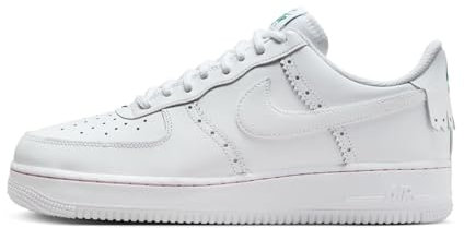 NIKE Air Force 1 '07 LV8 Sneakers Uomo, Bianco Medio Rosa Chiaro, 45 EU